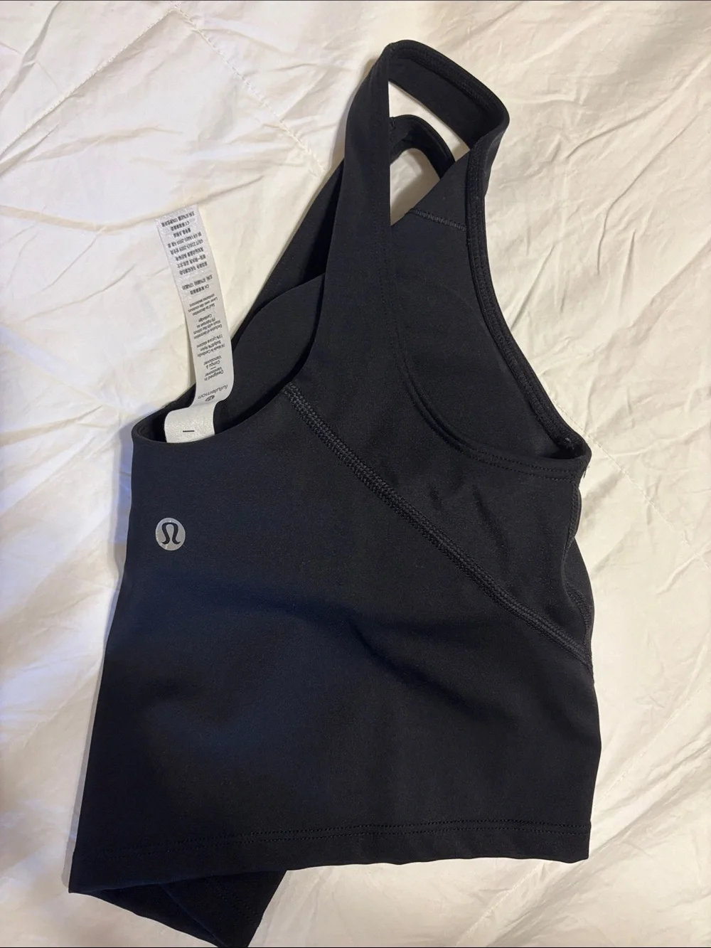 Lululemon athletica Black Scoop Crop Tank Top - Women NWOT